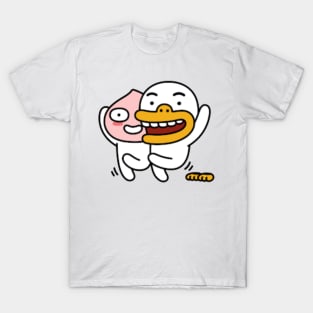 KakaoTalk Friends Hello! Ryan (Apeach & Tube) T-Shirt